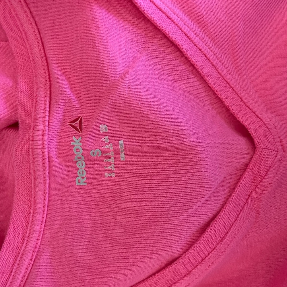 Reebok pink cotton T-shirt size small - Picture 5 of 5